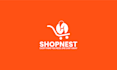 create an ecommerce logo for shopify, amazon, ebay, and etsy