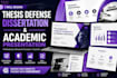 design thesis defense dissertation and academic presentation