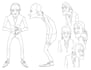 do a stylized character design