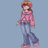illustrate characters in chibi style