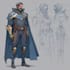 create scifi, fantasy, superhero character design