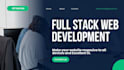 do custom website development as full stack developer