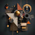 create abstract geometric digital art