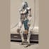 do cyberpunk, sci fi, robot, mecha character concept art