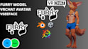 create custom vrchat avatar 3d model vr character vrc avatar furry, nsfw vr chat