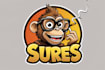 do make monkey smoking wearing glasses mascot logo