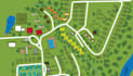 design interactive rv park, campground, site master plan vector svg map permit