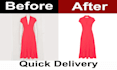 create professional ghost mannequin and neck joint effect for apparel