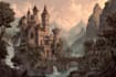 draw fantasy landscape stunning illustration
