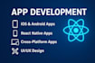 develop hybrid mobile app with react native and flutter