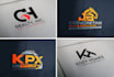 do a modern real estate property construction logo design