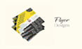 create modern flyer design for your event or business