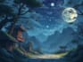 draw anime background graphics novel and environment art
