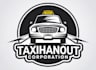outstanding a vintage taxi logo design with hand drawn