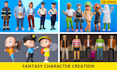create low poly 3d game ready models, characters, props, environments and assets