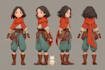 do 2d game character design and animation