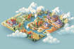 illustrate custom location map design