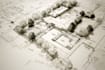 draw landscape sketch, architectural site plan, map