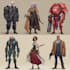 create scifi, fantasy, superhero character design
