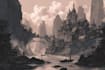 design detailed fantasy landscapes and environments