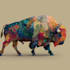 animal color abstract art