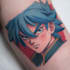 make comic cartoon anime tattoo design