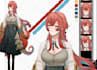 draw and rig 2d vtuber model, live2d model, anime vtuber model, vtuber rigging