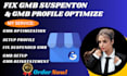 fix gmb suspension verify google business profile setup and optimize gmb