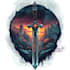 create a fantasy game logo