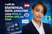 statistical data analysis using SAS,r,stata,python