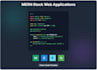 develop modern mern stack web app with react, node, mongo or next