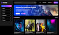 design professional cinema website, videography portfolio, video streaming site