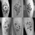 create sleeve tattoo design in geometric style