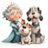pet portrait into cute disney style