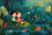 create custom book cover and children book illustrations