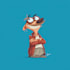 draw a character in vector illustration