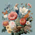 draw an animal and botanical illustration