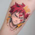 make comic cartoon anime tattoo design