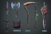 design unique weapons illustrations