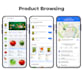 blinkit style grocery app UI design on figma