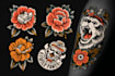 draw you a design with traditional tattoo style