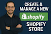 create professional shopify store with payment integration and listings