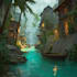 create environment concept art and background