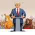 draw political cartoon and comic strip