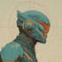 create a unique sci fi character and sci fi concept art