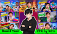 create high CTR thumbnails with expert photo editing
