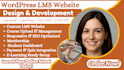 built wordpress lms website with learndash, learnpress, tutor lms or lifterlms