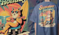 design a custom illustration for your clothing, merchandise, and apparel