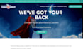 design landing page by using squarespace
