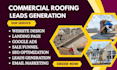 be your roofing leads generation expert to grow your commercial roofing business